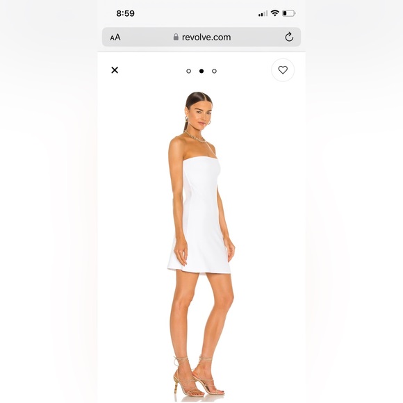 Susana Monaco Strapless Tube Mini Dress in electric yellow, NWT - Picture 2 of 7